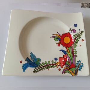 Villeroy & Boch New Wave Acapulco Fine China Wave Decorative Plate Serving Dish